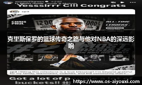 克里斯保罗的篮球传奇之路与他对NBA的深远影响